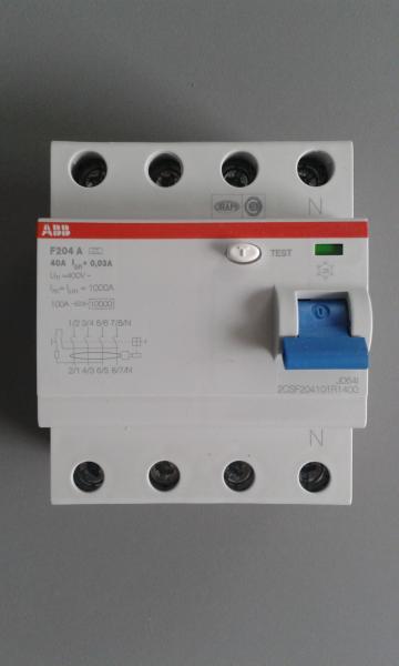 ABB Fehlerstrom-Schutzschalter F204A-40/0,03A