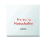 Heizungs-Notschalter Wippen