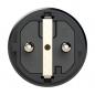 Preview: PCE Schuko Schutzkontaktstecker Vollgummi IP54 ( 250V 16A ) schwarz (0512-ss)