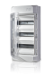 Preview: F-Tronic Aufputz Feuchtraumverteiler IP65, 3-reihig, NEPTUN36 PS mit Belüftungssystem (7270003)