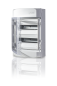 Preview: F-Tronic Aufputz Feuchtraumverteiler IP65, 2-reihig, NEPTUN24SQ, PC mit Belüftungssystem (7270006) ***RESTPOSTEN***