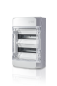 Preview: F-Tronic Aufputz Feuchtraumverteiler IP65, 2-reihig, NEPTUN24SQ, PC mit Belüftungssystem (7270006) ***RESTPOSTEN***