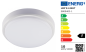 Preview: SHADA LED-Armatur rund Wandleuchte 10W 850lm 4000K, Ø 209mm, EEC: F (0800403)