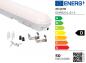 Preview: SHADA LED-Feuchtraum-Wannenleuchte IP65, 50W 6600lm 4000K, 150cm, EEC: D (2400231_01)