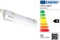 Preview: SHADA LED-Feuchtraum-Wannenleuchte IP65, 1x20,5W 3100lm 4000K, 150cm, EEC: D (2411204)