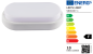 Preview: SHADA LED-Armatur Wandleuchte oval 10W 850lm 4000K, IP54, EEC: F (0800407) ***RESTPOSTEN***