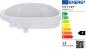 Preview: SHADA LED-Armatur Wandleuchte oval 12W 840lm 4000K IP54, EEC: F (0800411)