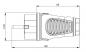 Preview: PCE Schuko Schutzkontakt Gummistecker IP54 ( 250V 16A ) schwarz (0511-ss)