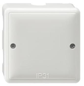 Gira 007003 Abzweigdose (IP31) tropfwassergeschützt System 55 Reinweiß ***RESTPOSTEN***