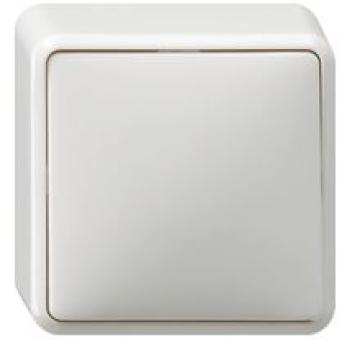 Gira 010713 Wippschalter Kreuzschalter AP Reinweiß ***RESTPOSTEN***