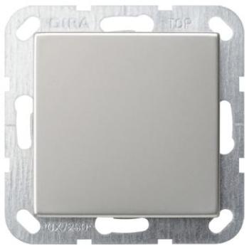 Gira 0130600 System 55 Taster 10 AX 250 V~ mit gerade stehender Wippe Wechsler 1-polig Edelstahl ***RESTPOSTEN***