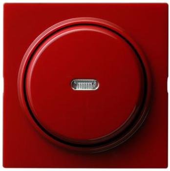 Gira 013643 Tast-Kontrollschalter 10 AX 250 V~ mit Abdeckung und Wippe Universal-Aus-Wechselschalter, S-Color Rot ***RESTPOSTEN***