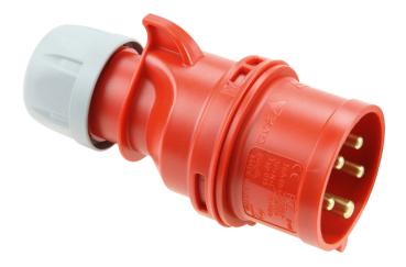 PCE CEE Stecker 5 polig 32A 6h 400V IP44 rot (025-6)