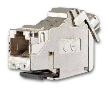 Busch Jäger 0219-101 Universalmodul, RJ45, Cat. 6A iso, geschirmt 1 Steckbuchse, 8 (8)-polig