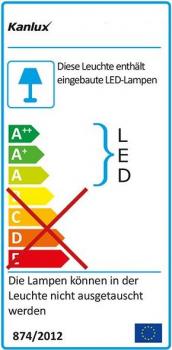 Kanlux LED Einbauleuchte DORA LED-J01 grau (04680) EEC: A-A++ (LED) ***RESTPOSTEN***