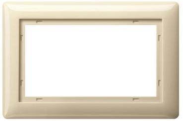 Gira 100101 System 55 Rahmen Standard 55 Cremeweiß glänzend 1,5-fach ***RESTPOSTEN***