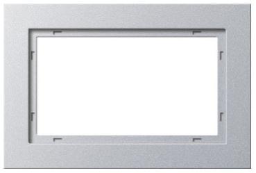 Gira 100125 System 55 Rahmen E2 Farbe Aluminium lackiert 1,5-fach ***RESTPOSTEN***