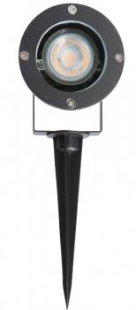 SHADA Outdoor-Spot Erdspießleuchte Samara für 1x GU10, IP54, Farbe schwarz, ohne Leuchtmittel (1000524)