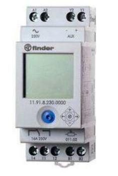 Finder Dämmerungsschalter 11.91.8.230 1-Wechsler mit Zeitschaltuhr