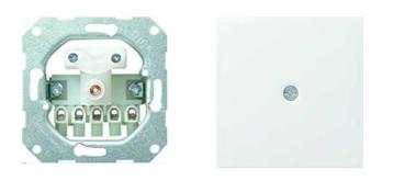 Gira Wechsel-TASTRAST-Schalter mit Wippe alu System 55 012626 