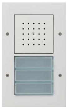 Gira 126766 Türstation Audio AP 3-fach Reinweiss