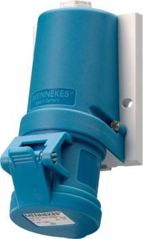 Mennekes CEE Wanddose TwinCONTACT 3p 16A 230V IP44 1341