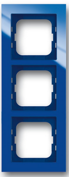 Busch-Jäger 1723-288 Rahmen 3-fach, Busch-axcent blau