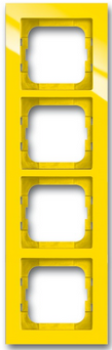 Busch-Jäger 1724-285 Rahmen 4-fach, Busch-axcent gelb