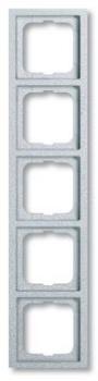 Busch-Jaeger 1725-183K future linear Abdeckrahmen 5-fach Rahmen alusilber