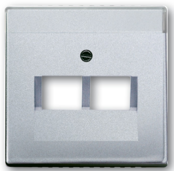 Busch-Jaeger 1803-02-83 future linear UAE-Abdeckung 2-fach alusilber