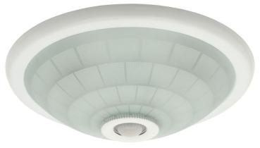 Kanlux Plafondbeleuchtung Leuchte mit 360° Bewegungsmelder FOGLER DL-240O 2x max 40W, ohne Leuchtmittel (18120)