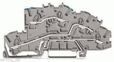 1 Stück WAGO Etagenklemme 2003-7646 TOPJOB N/L/PE 2,5/4qmm grau