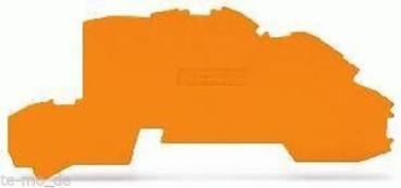 1 Stück WAGO Abschlussplatte u. Zwischenplatte 2003-7692 orange