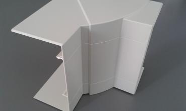 ARNO Inneneck reinweiss für BR-Kanal 65x170mm, Winkel verstellbar BI65170 ***RESTPOSTEN***