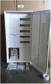 Hager Zählerschrank ZB32ET215W1 1x eHZ Zählerfeld + 1x Verteilerfeld 5-reihig 1100mm mit APZ-Raum (inkl. RJ45-Buchse)