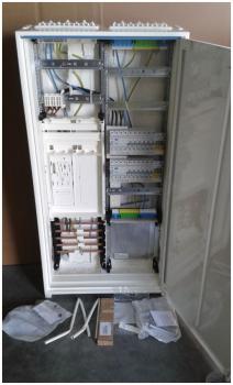 Hager Zählerschrank ZB32ET215W3 1x eHZ Zählerfeld + 1x Verteilerfeld 5-reihig 1100mm mit APZ-Raum (inkl. RJ45-Buchse) fertig bestückt + verdrahtet