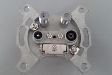 TeMo T&More® Sat-Dose 2900205TEM 4er-Sat-Twindose/Stichleitungsdose passend für Busch-Jäger, Gira, Merten, Jung, Berker