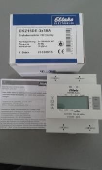 Eltako Drehstromzähler elektronisch DSZ15DE-3x80A ohne Zulassung (28380615)