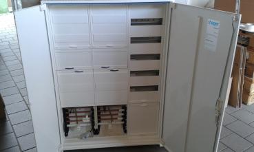 Hager Zählerschrank 2x eHZ Zählerfeld + 1xVerteilerfeld 5-reihig 1100mm mit APZ-Raum ZB33SET25LK