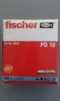 100 STÜCK (VPE) Fischer Plattendübel PD 10x28 mm Dübellänge (15935)