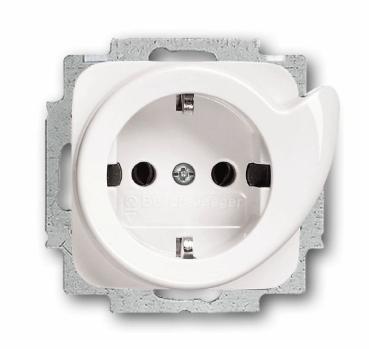 Busch-Jaeger 20 EUCDR-214 Reflex Si Busch-Servicesteckdose® alpinweiss