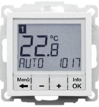 Berker 20448989 Temperatur-Regler, Schließer, 230V