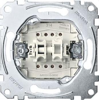 Merten MEG3125-0000 Serien-Schalter, 1-polig mit N-Klemme