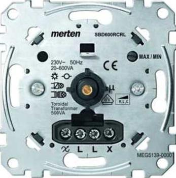 Merten MEG5139-0000 Drehdimmer für Niedervolt 20-600 W