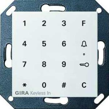 GIRA Keyless In 260503 Codetastatur System 55 reinweiss glänzend