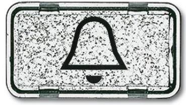 Busch-Jaeger 2622 KI-101 Tastersymbol Klingel Allwetter 44 (IP44) glasklar