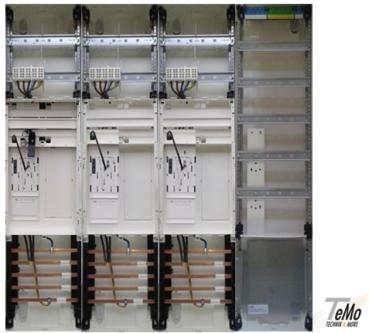 Hager Zählerschrank 3x eHZ Zählerfeld + 3x Reserve + 1x Verteilerfeld 5-reihig 1100mm mit APZ-Raum ZB34S (inkl. Datenschnittstelle und RJ45-Buchse)