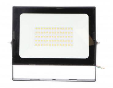 SHADA LED-Strahler Flutlichtstrahler 50W 4000lm 4000K schwarz IP65, EEC: A-A++ (0300645) ***RESTPOSTEN***