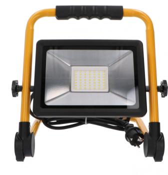 SHADA LED-Straher Baustellenstrahler 50W, 4500 Lumen, 4000K IP65, klappbar, EEC: A-A++ (0300721) ***RESTPOSTEN***