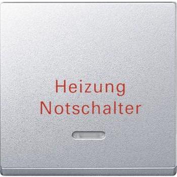 Merten 431860 Kontrollwippe mit Aufdruck Heizungsnotschalter System M aluminium edelmatt